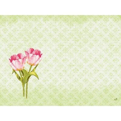 DUNI Mantel Individual Dunicel 30x40 cm Love Tulipanes