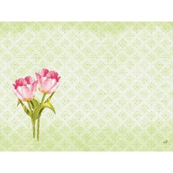 DUNI Set de table Dunicel 30x40 cm Love Tulipes