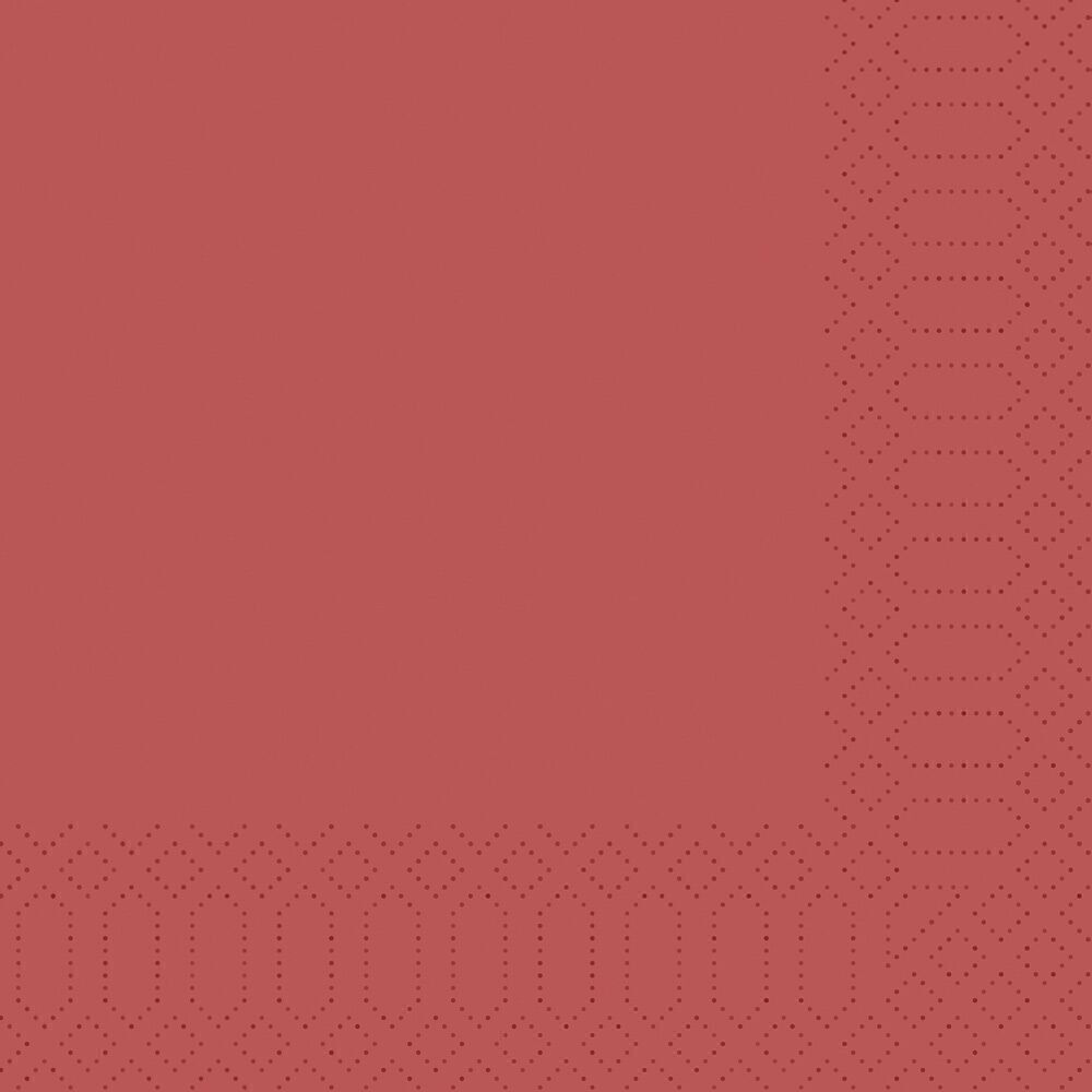 Tovagliolo in tessuto DUNI 40 x 40 cm 1/4F. bordeaux