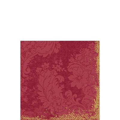 DUNI Zelltuch Serviette 33x33 cm 1/4F.Royal Bordeaux