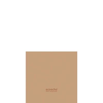 DUNI Dunisoft napkin 20x20 cm 1/4F. Eco Brown