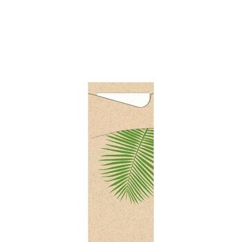 DUNI porte-serviette 190x85mm herbe à feuilles