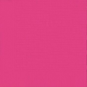 Serviette classique DUNI 40x40 cm 1/4F.fuchsia