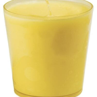 Candele ricarica DUNI 65 x 65 mm gialle