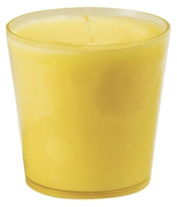 DUNI recharge bougies 65 x 65 mm jaune