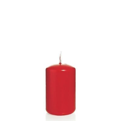 Pillar candle 100 mm Ø 50 mm red