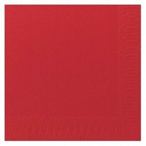 Fasana Zelltuch Serviette 40x40cm 1/4F. rot