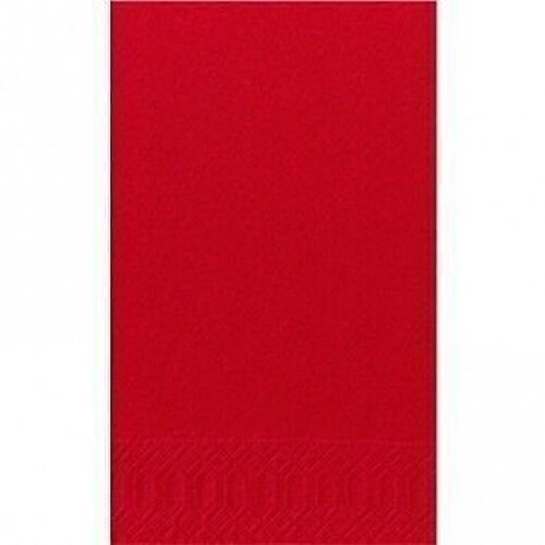 Fasana Zelltuch Serviette 40x40cm 1/8F. rot