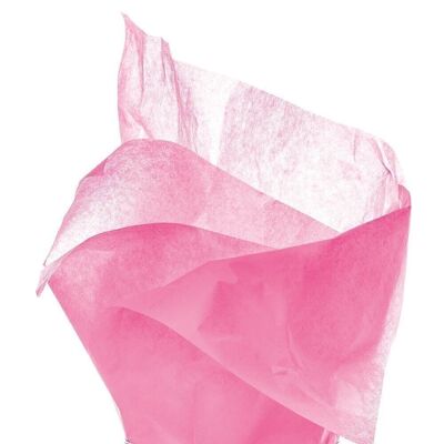 Feuille de papier de soie 50x76 cm rose