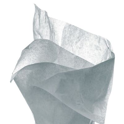 Tissue paper sheet 50x70 cm silver