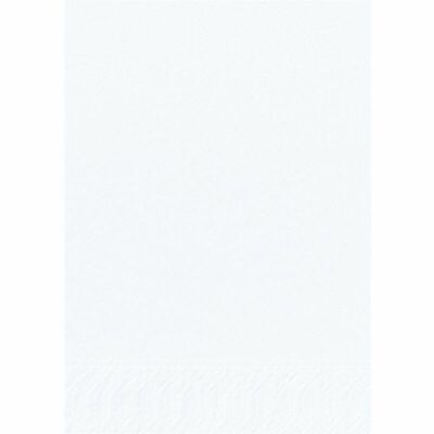 Servilleta de papel DUNI 40x40 cm 3 capas 1/8F. Blanco