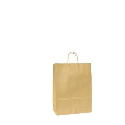 Paper carrier bags 18x8x25cm brown