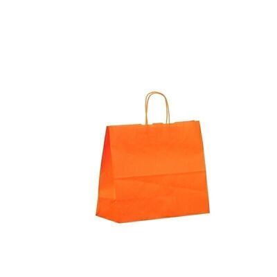 Paper carrier bags 32x13x28cm orange