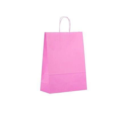 Paper carrier bags 32x13x42cm pink