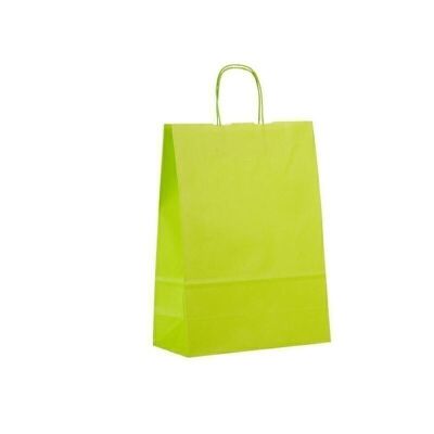 Paper carrier bags 32x13x42cm light green