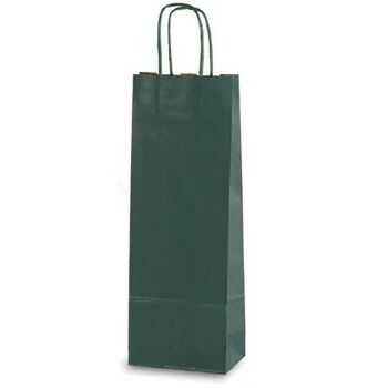 Sacs porte-bouteilles 14x9x40cm vert