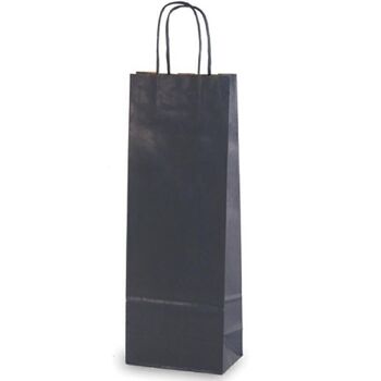 Sacs porte-bouteilles 14x9x40cm bleu