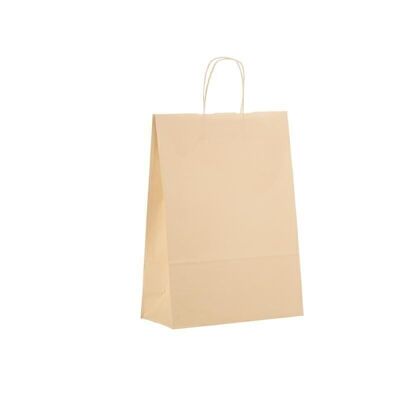 Paper carrier bags 32x13x42cm cream