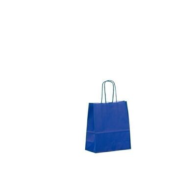 Paper carrier bags 18x08x25cm blue