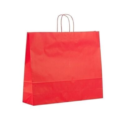 Paper carrier bag 54x14x45cm red