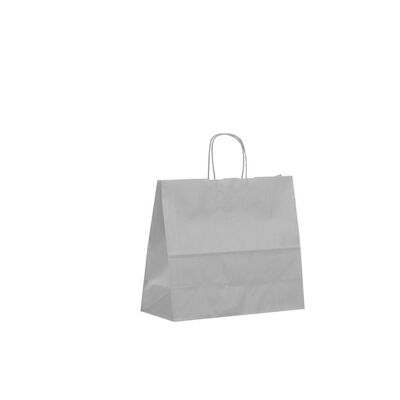 Paper carrier bags 32x13x28cm grey