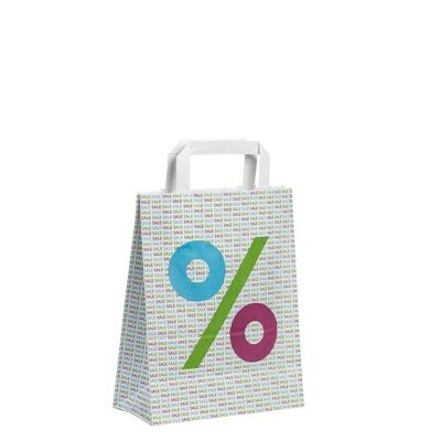 Paper carrier bags 22x11x28cm Sale