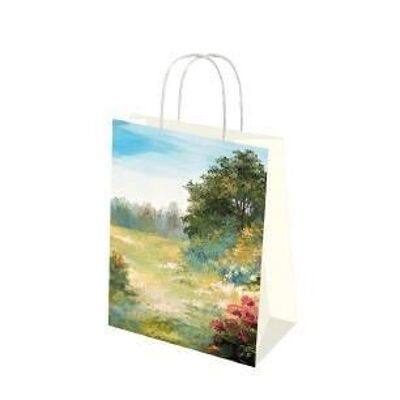 Paper carrier bags "Oil painting" 18x10x22.7cm