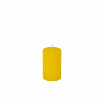 Pillar candle Rusti 80 mm Ø 50 mm yellow