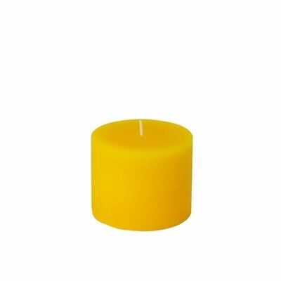 Pillar candle Rusti 80 mm Ø 100 mm yellow