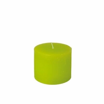 Bougie pilier Rusti 80 mm Ø 100 mm citron vert