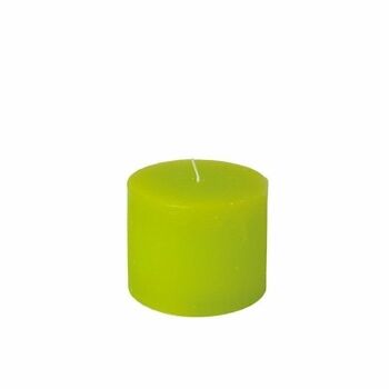 Bougie pilier Rusti 80 mm Ø 100 mm citron vert