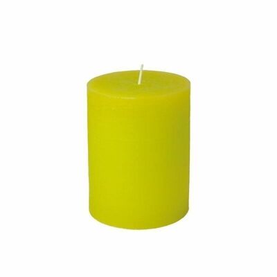 Bougie pilier Rusti 130 mm Ø 100 mm citron vert