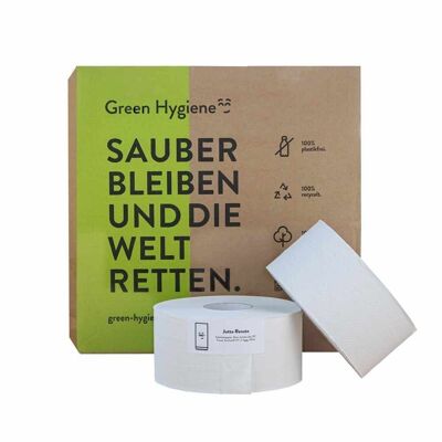 Papel higiénico Green Hygiene Mini Jumbo 2 capas blanco