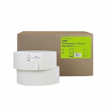 Papier toilette Green Hygiene Jumbo 2 plis blanc brillant