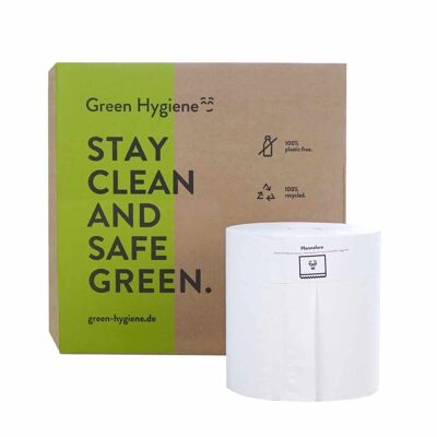 Green Hygiene towel rolls for dispensers 2-ply
