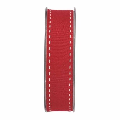 Geschenkband "Canarby" 25mm/15Meter rot