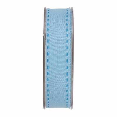 Gift ribbon "Canarby" 25mm/15 meters light blue