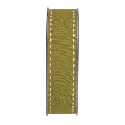 Gift ribbon "Canarby" 25mm/15 meters green