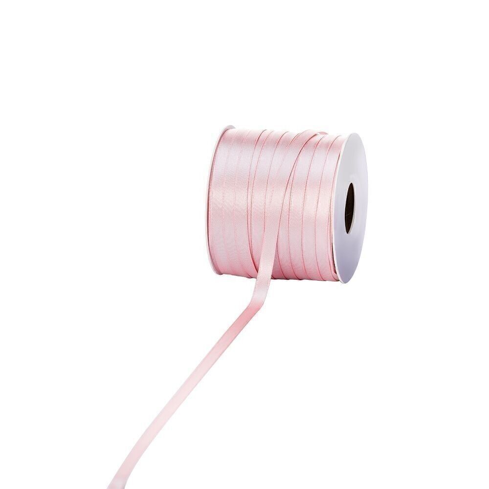 Satin ribbon 6mm 100 meters apricot