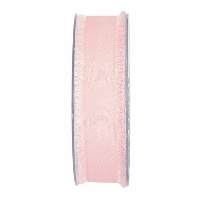 Gift ribbon "Fringes" 25mm/15 meters pink