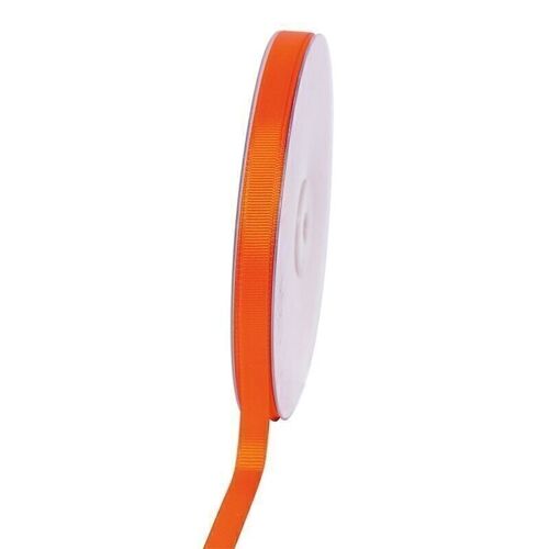 Geschenkband Grosgrain 9 mm/50Meter orange