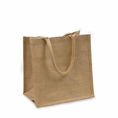 Sac cabas en jute nature 30x20x30cm