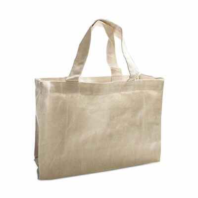 Canvas carrier bags 27x10x20cm natural