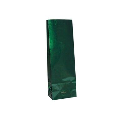 Bolsa fondo bloque té 250 gr 8x5x24cm verde