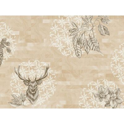 DUNI placemat paper 30 x 40 cm Wild Deer
