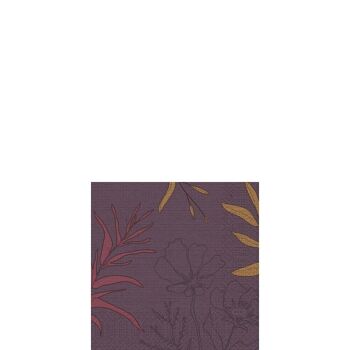 Serviette en tissu DUNI 24x24 cm 1/4F. Nature Douce