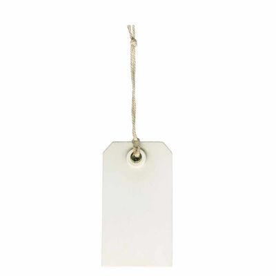 White kraft paper tags 4.5x8cm