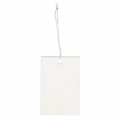 White kraft paper tags 4x6cm