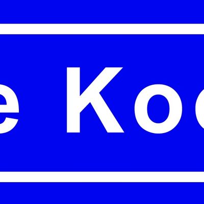 Imán de nevera Ciudad signo De Koog