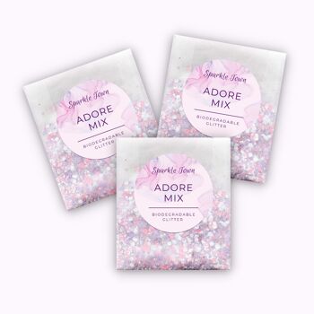 Paillettes Biodégradables - Adore Mix - Pochette 5ml 1